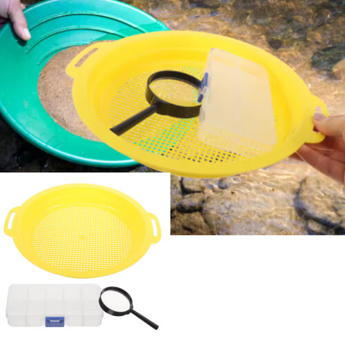 3Pcs Multipurpose Filter Screens Gold Panning Filter for 1