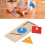 Holz Geometrische Passenden Bord Farbe Form 11