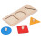 Holz Geometrische Passenden Bord Farbe Form 3