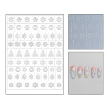Easy Apply Nail Decals Using Nail Stencils Decals Quick-H419