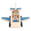 Kleinkinder Holz Flugzeug Spielset Air Passagier 3
