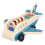 Kleinkinder Holz Flugzeug Spielset Air Passagier 4