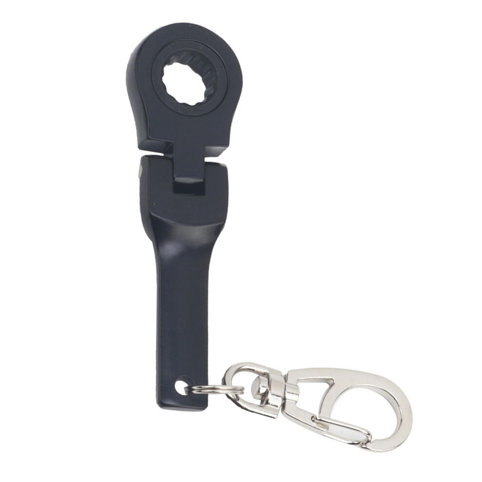 Car Auto Tuning Part 10Mm Ratchet Wrench Keychain With-Black 7754000967018