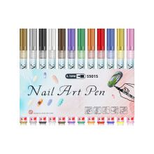 12-color Pin art markers with 0.5mm tips; Pin art markers,-1