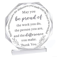 Impressive Colleague Retirement Trophy Engraved Gratitude And Wishes Classic Style Office Gift