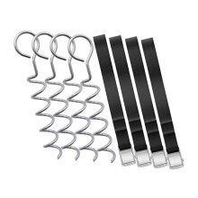 1 set of tent peg dog camping camping fence heavy ground anchor earth anchoring stakes metal stakes dog anchor galvanized iron black