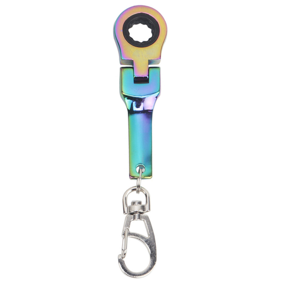 Portable Ratchet Wrench Keychain Lightweight 10Mm-Color 7754000966783