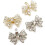 Secures Fit Bowknot Shape Shoe Accessories-M782 silver shoe cli 5