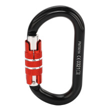 Outdoor Gear Master: Mosquetón de aluminio aeroespacial, mosquetón certificado por la UIAA para aventuras al aire libre de alta resistencia, clip