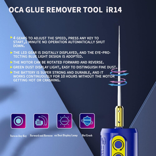 OCA Remover Tool, Rechargeable Electric Removal Tool For LCD Screen , Adhesive Removal 1