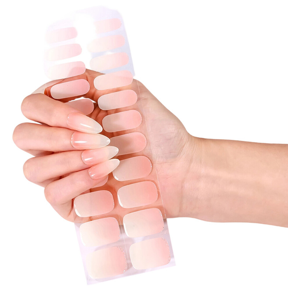 22pcs Gel Nail Art Stickers Without Lamp Curing Long-BSA0310