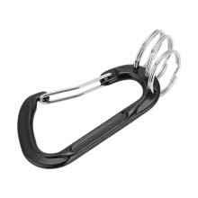 Mosquetón de aleación de aluminio, multifuncional para acampar y hacer senderismo, clip de resorte de primera calidad para una fijación rápida y