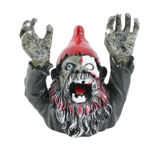 Zombie Zwerg Garten Statue Skulptur Böse Scary