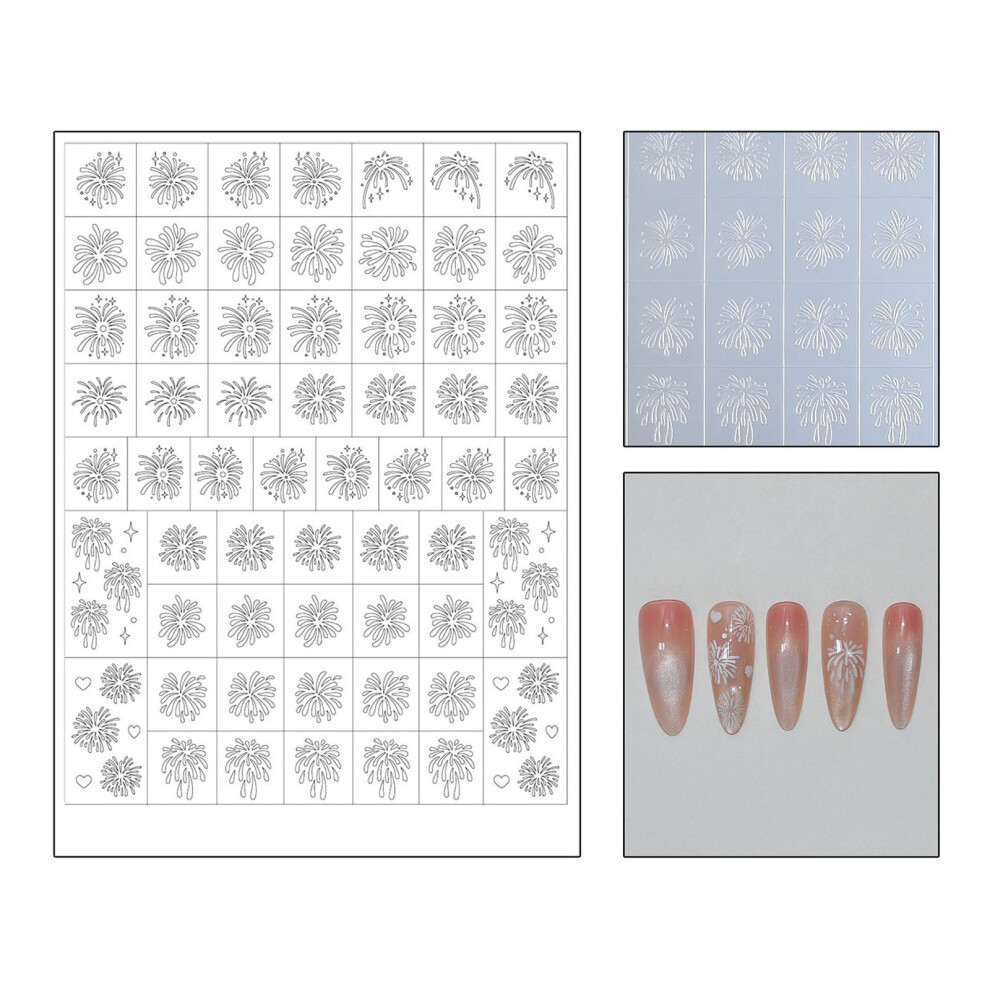Innovative Nail Stickers Nail Stencils Decals For-H422