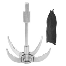 Gancho de agarre de acero inoxidable, herramienta de supervivencia para exteriores, mosquetón submarino para rescate, versátil, para actividades al