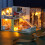 Holz Handwerk Miniatur Puppenhaus Kit Einfache 8