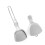 Σπάτουλα μαγειρέματος από ανοξείδωτο ατσάλι, πτυσσόμενη, ανθεκτική στη 6
