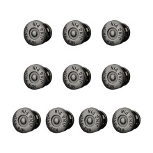 Multipurpose Sandal Decorations Metallic Shoe Buttons-N5