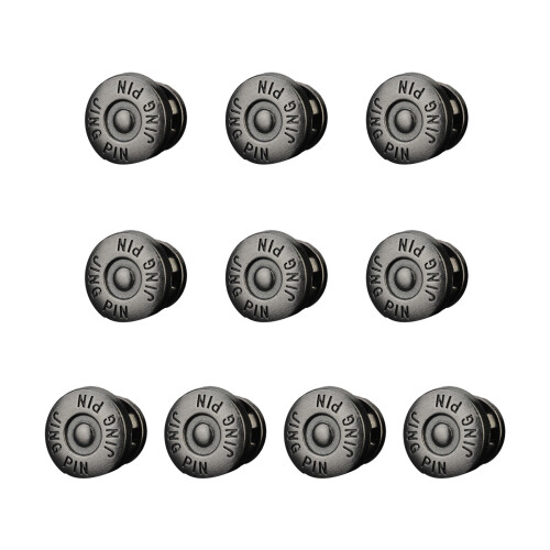 Multipurpose Sandal Decorations Metallic Shoe Buttons-N5