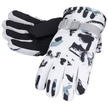 Luvas de inverno quentes, impermeáveis e à prova de vento, compatíveis com telas sensíveis ao toque, ideais para esqui, com palma em PU e