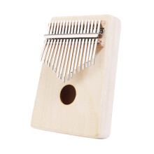 Thumb Piano Hand Drawn Blank Kalimba Art Painting Material 18X13X3CM Assorted Colors