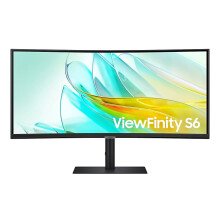 Samsung ViewFinity S6 S34C652UAU - S65UC Series - LED monitor - curved - 34" - 3440 x 1440 UWQHD @ 100 Hz - VA - 350 cd/