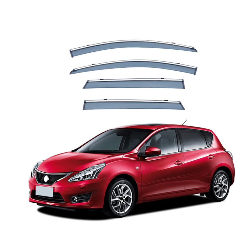 Car Wind Deflectors Rain Guards For Nissan Pulsar C12 Hatchback 20132018 Rear Window 9339159718841