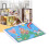 1:12 puppenhaus Cartoon Teppich Tragbare Miniatur 11