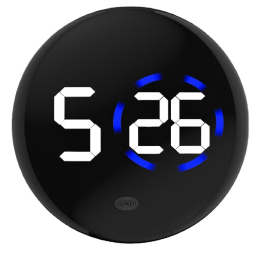 Clock for Car Dashboard Digital Display Waterproof StickOn Timer For Home Kitchen Timer Bathroom Shower Camping Hiking