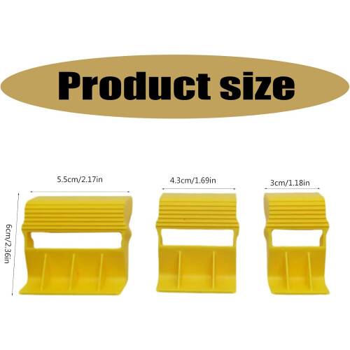 3Piece Multifunctional Tape Dispenser for Various Tape Sizes for Efficient Cutting and Easy Handling Ref: 3454 2