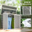Outsunny Outsunny 4.7 x 2.5FT Lockable Garden Shed, Double Bin Storage Shed, Grey 8