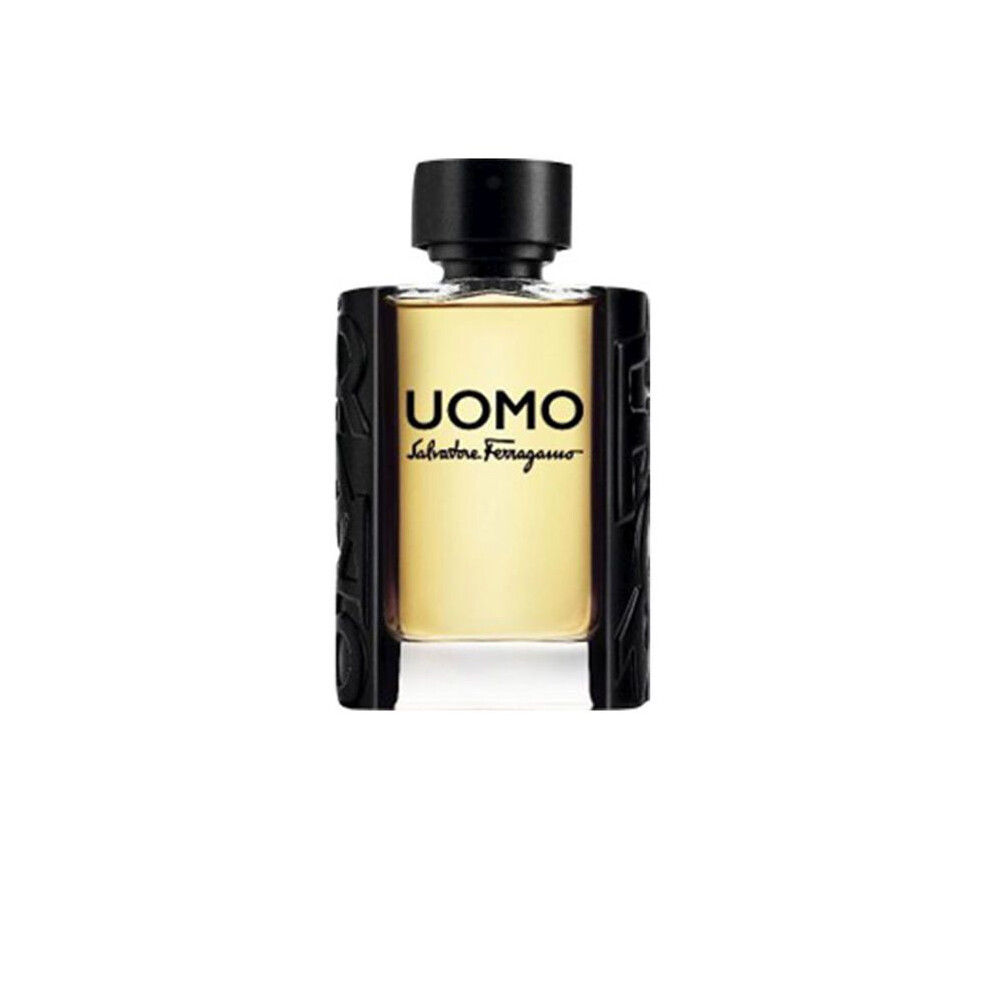 Men's Black Saviour Man Ferragamo Edt Vapo 100 Ml