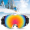 Γυαλιά ATV UV400Anti Fog, αντιανεμικά, με μαλακό αφρό και πολλαπλές χρήσεις για λάτρεις 5
