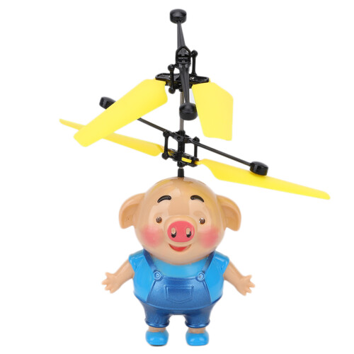 Drone voador para uso interno e externo com luzes de LED coloridas estilo discoteca, fácil de controlar e equipado com função de voo automático, 2