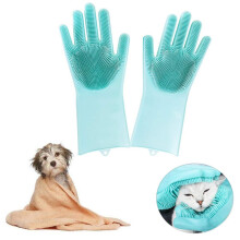 Pet Grooming Glove Dog Cat Glove Dog Massage Brush Pet Massage Tool Deshedding Brush Glove Dog Massage Glove