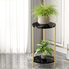 Metal Corner Plant Stand 90 cm Tall, Black Metal Plant Stand, Indoor Display Shelf For Living Room And Bedroom