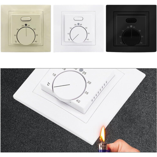 Performance Electric Thermostat 220V For Underfloor Heating Beige 1