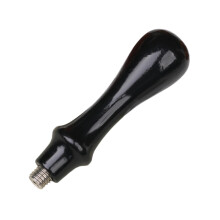 Wax Seal Stamp Handle DIY Tool Multipurpose Craft Art Replacement Sealing Stamp Handle Only for Card Making Letter Envelope Curve, Black