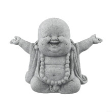 'Garden decoration Buddha stoneware look robust design for longlasting enjoyment'