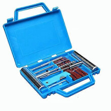 11pcs Tire Repair Kit Car Van Motorcycle Bike Emergency Heavy Duty Tubeless Tire Puncture Professional Repair Kit Plug Set