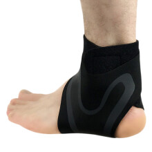 Knöchelbandage, schwarz, elastisch,
