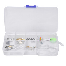 Angelköder-Set für Barsch, Forelle und Lachs, Angelbox mit scharfen Drillingen und farbenfrohen Lockköderhüllen, korrosionsbeständiger Edelstahl