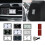 Rectangular Car Dashboard Clock Quartz Precision Timekeeping Clear Display with Vent and Adhesive Mount 2