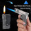 Torch Lighter with Soft/Jet Flame, Refillable Butane, Lockable, Foldable for Tobacco 2
