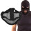 Μάσκα προσώπου Tactical Mesh, μαλακή κάλυψη άκρων με κορδέλα, προστασία μισού προσώπου 6