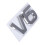 Silver T Metal V6, Sticker, Car / 5