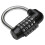 Trixes 5-Letter Combination Padlock - Black - Secure Luggage, Lockers, and More 1