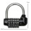 Trixes 5-Letter Combination Padlock - Black - Secure Luggage, Lockers, and More 3