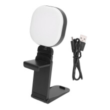 Soilsiú Físechomhdhála do Ríomhaire Glúine, Solas Bogbhosca Mini LED le Mód Inchoigeartaithe 5 Dhath, Dearadh Gearrthóg Soilsithe atá