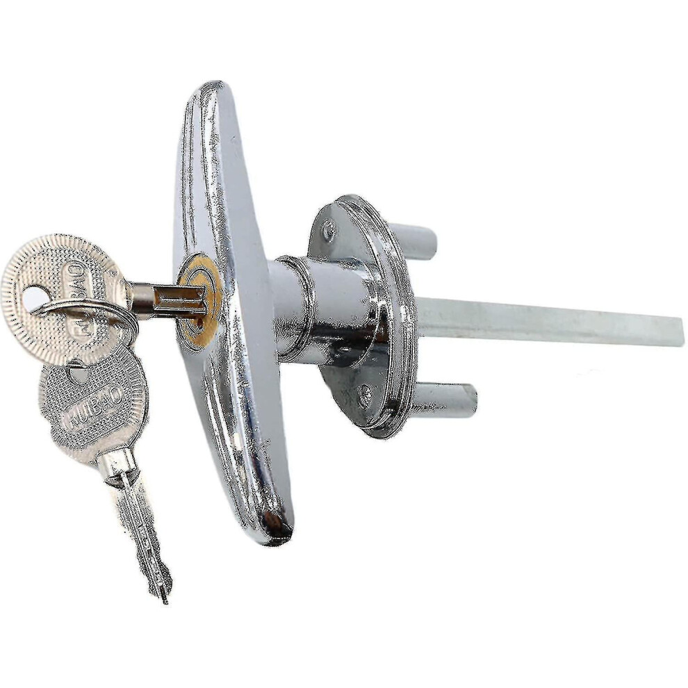 Garage Door Keyed T-Handle Lock Kit With 2Keys,Universal Shed Door Lock T Handle 6935161364934